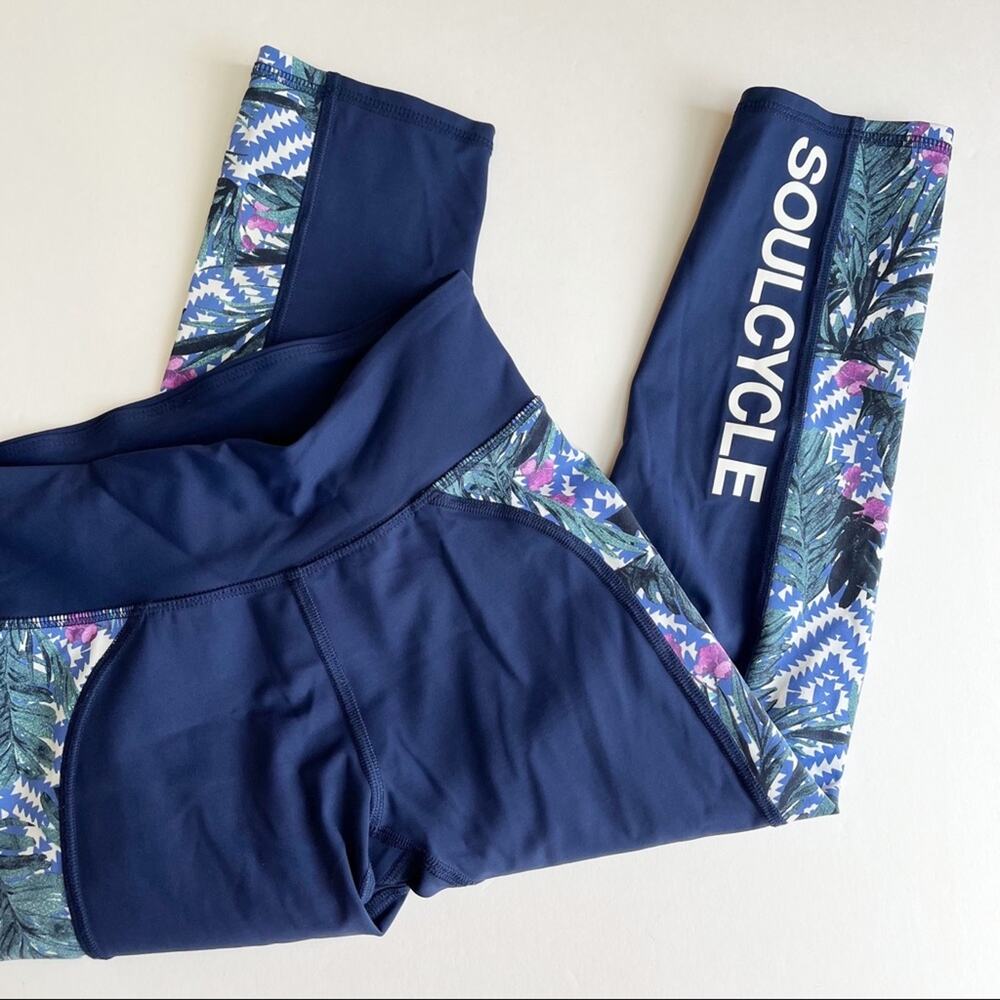 soulcycle Tropical Floral Print Legging